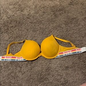 PINK Victoria's Secret Yellow Bra